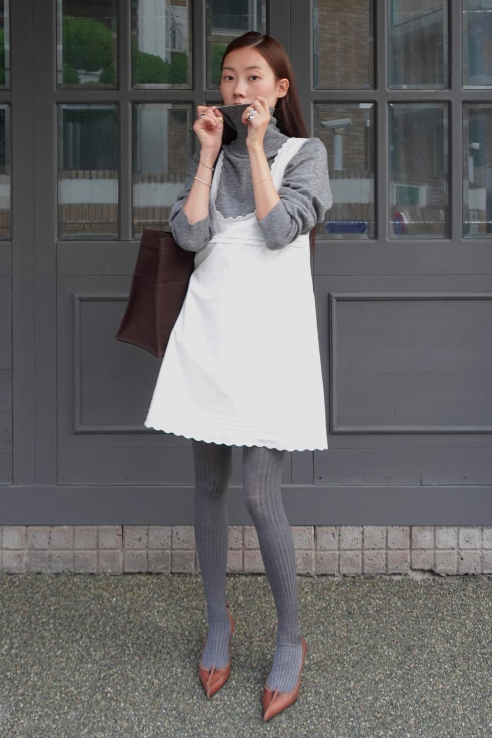 MJ Cotton Lace Dress / White