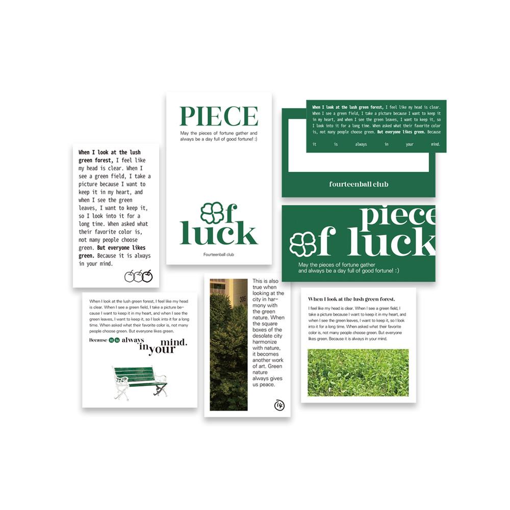 [포틴볼클럽] of luck sticker pack 03_2차 재입고