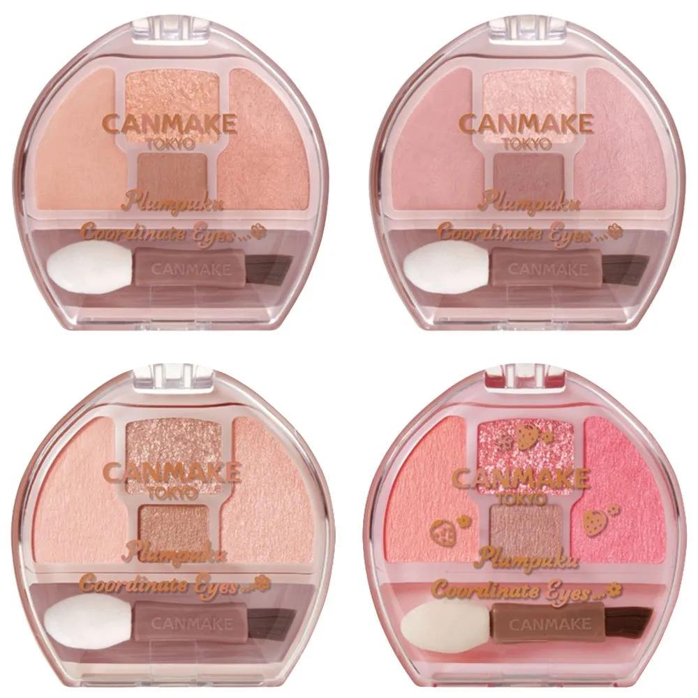 [무배 초특가] 캔메이크 CANMAKE 플랜 푸쿠 코데 아이즈 애굣살 아이섀도우 팔레트 4종