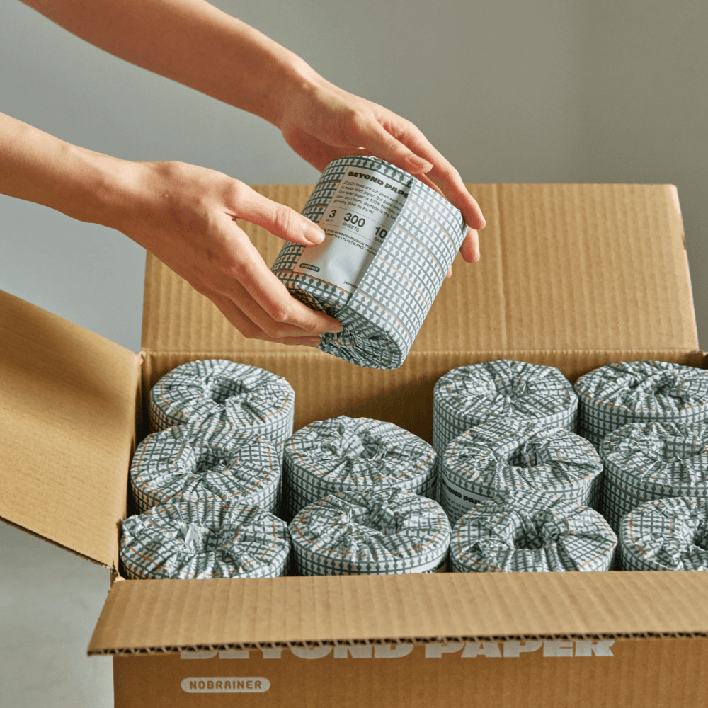 [2024 NEW EDITION] 순수한 대나무 휴지 비욘드 페이퍼 300 (24롤)