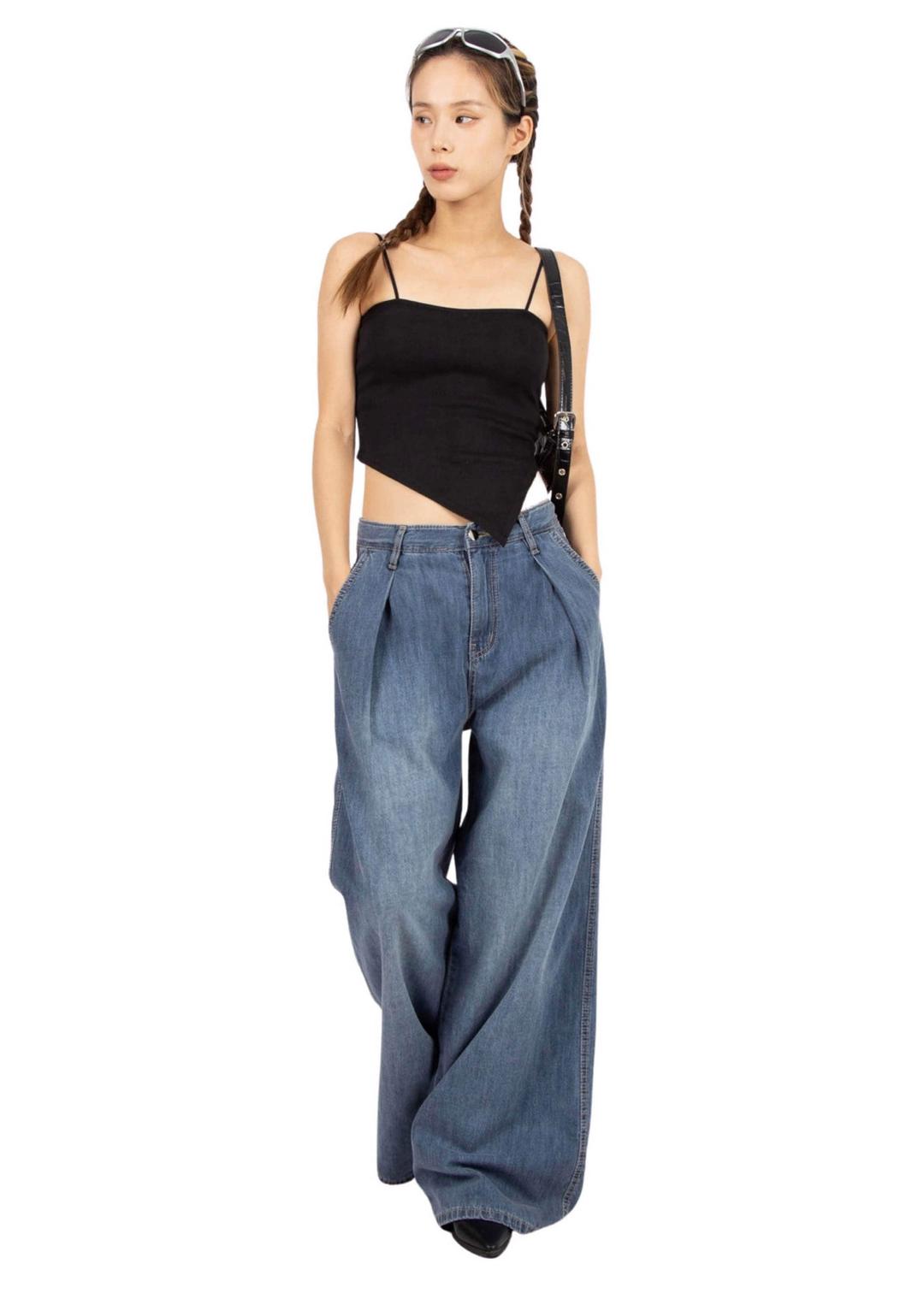 INVERSE PINTUCK JEANS