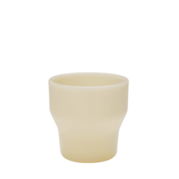 베이직 밀크글라스 물컵 크림