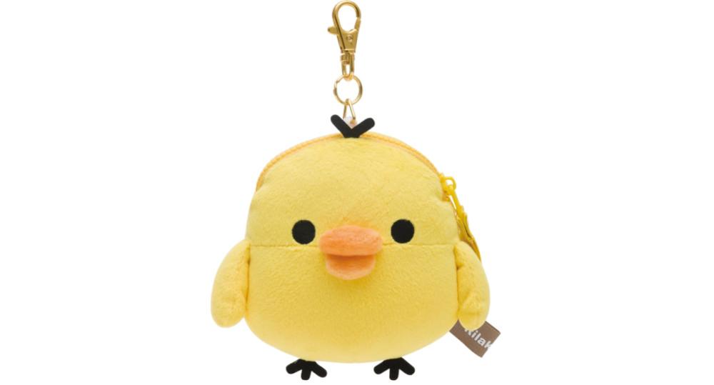 San-X 리락쿠마 키이로이토리 인형 고리 부착 교통카드 케이스