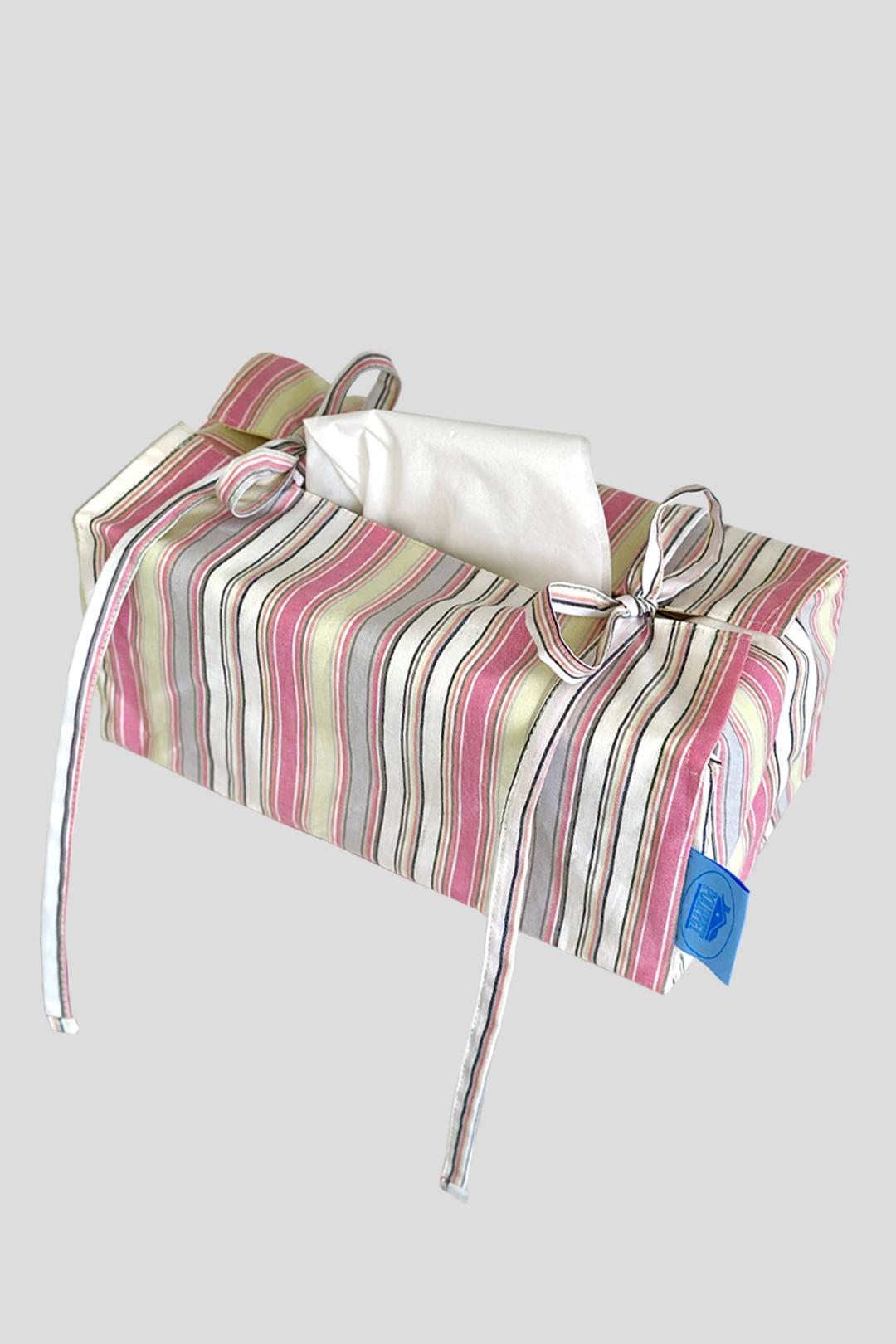 Tied Ribbon Tissue Case - Stripe