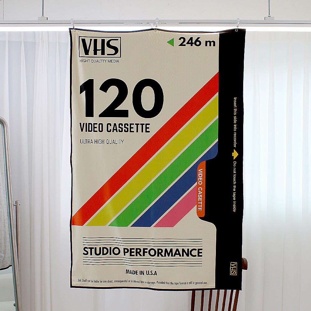 150x100(cm) 리에르 스튜디오 비디오 테이프 무릎 침실 거실 캠핑 사무실 차박 블랭킷 감성 담요