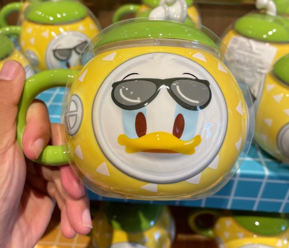 디즈니 직구 도널드덕 캐릭터 머그컵 뚜껑컵 사무실 커피잔