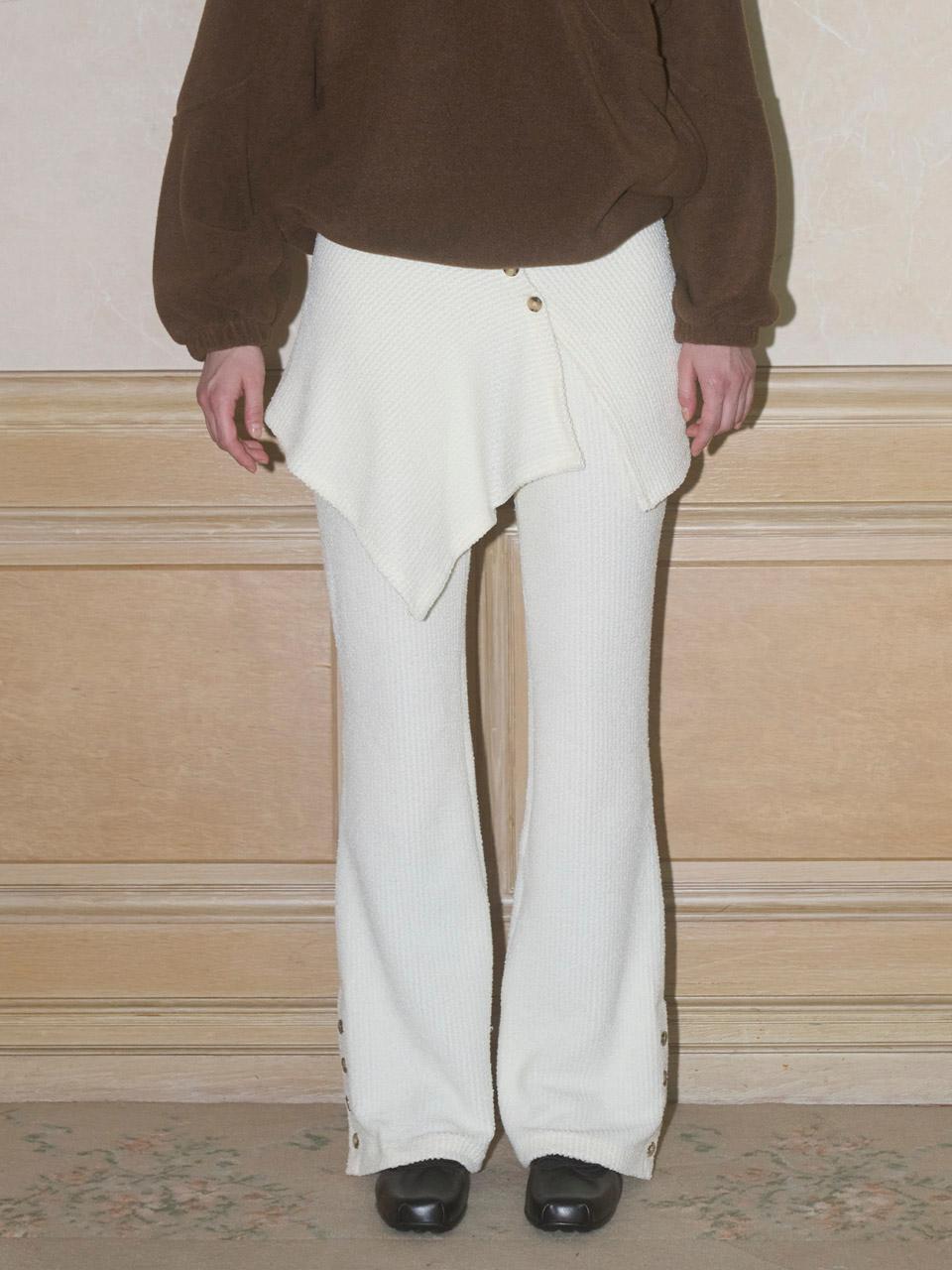 (2COLOR)2WAY LAYERED PANTS