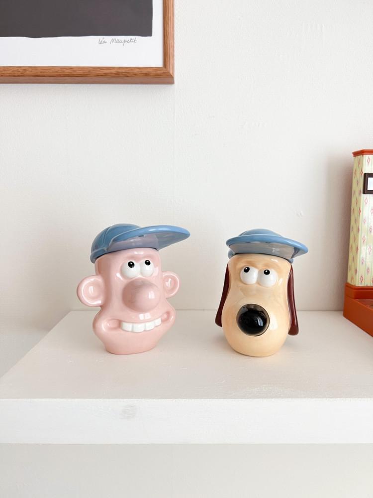 월레스와그로밋 에그컵 세트