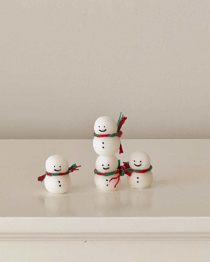 초미니 눈사람 크리스마스캔들 생일선물 집들이 특별한날 촬영소품