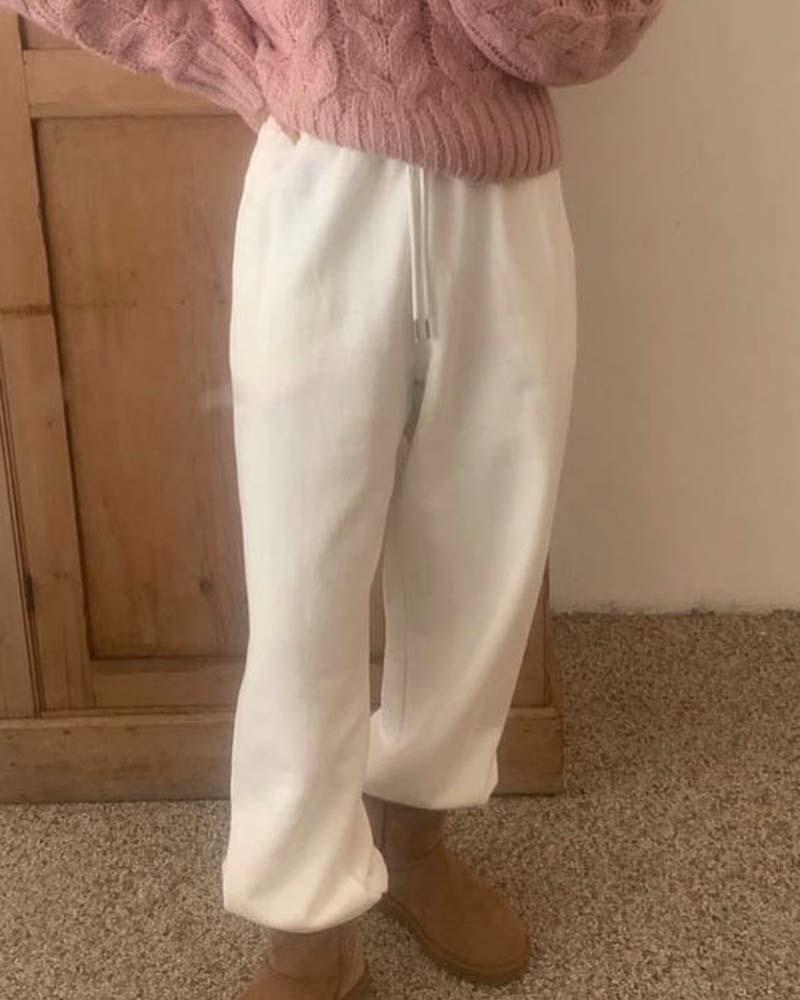 freelove 프리러브 양기모 조거 팬츠 겨울 이지웨어 트레이닝 팬츠 (3c)