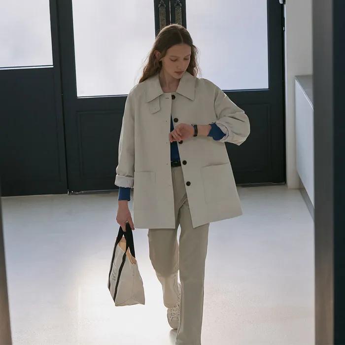 Mac half trench coat_4colors