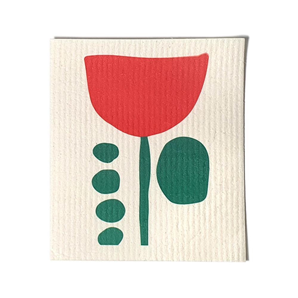 셀룰로오스 행주 독일 스웨덴 주방행주 붉은튤립