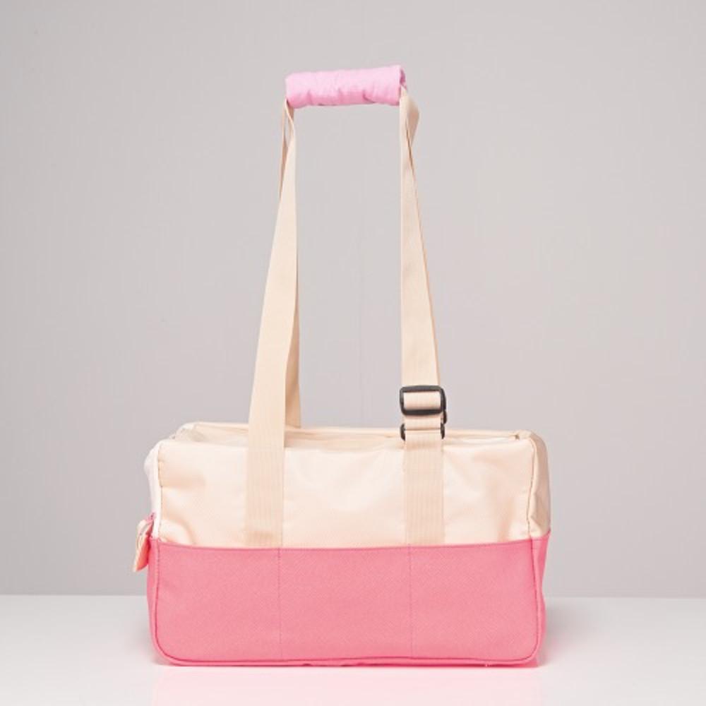 베베네코 강아지이동가방 기내용가방 카롱백 핑크 (쿠션포함)