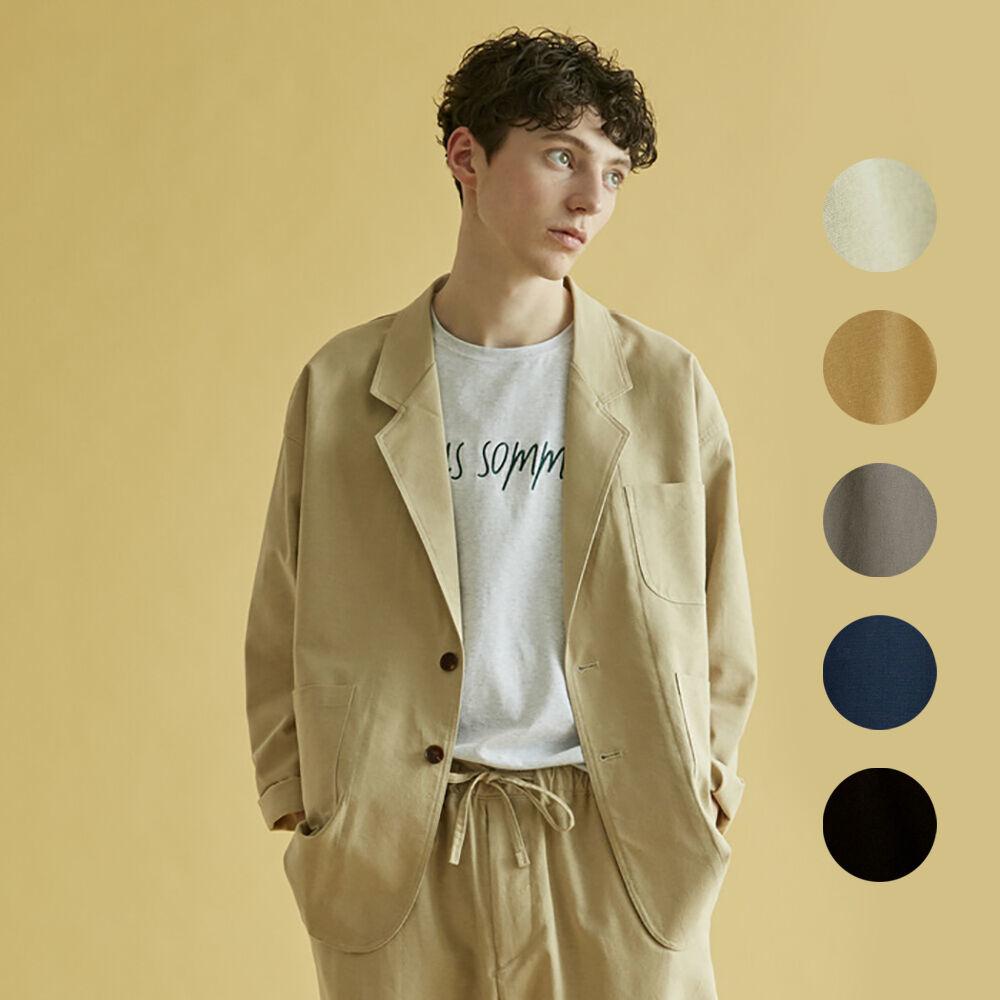 SIMULATE LINEN AMPLE JACKET (5color)