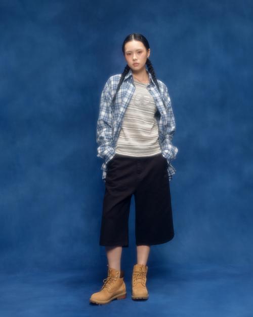 BLACK BURMUDA PANTS
