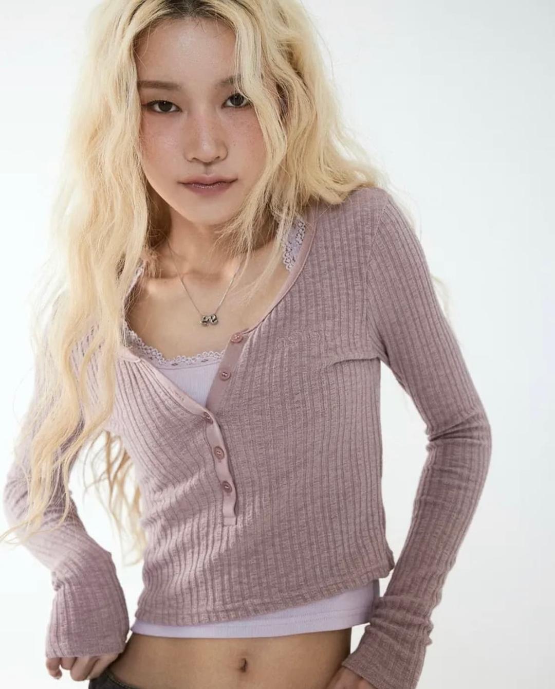 MADA BUTTON T (pink) | 후루츠패밀리