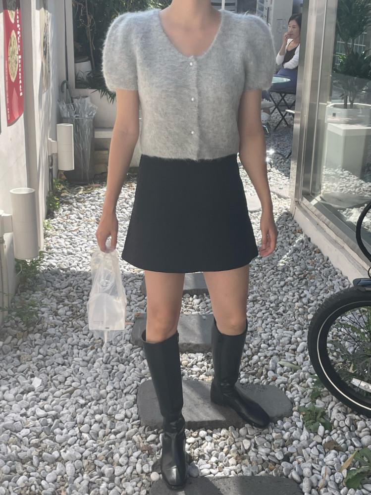 vegetable 베지터블 알파카 퍼프 가디건 (2color)