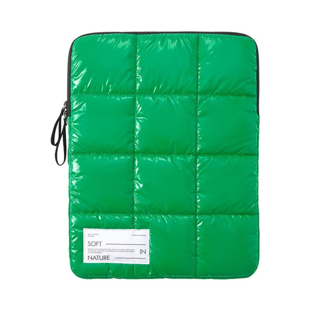 노트북 태블릿PC 맥북 아이패드 그린색 패딩 파우치