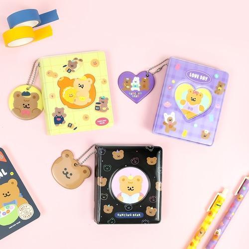 댄싱베어 콜렉트북 3종1세트 폴라로이드 사진첩 인스탁스 미니 앨범 포토카드 포카 북 보관