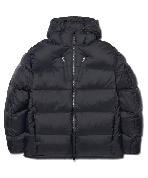 EMBER HOODED DUCK DOWN - BLACK