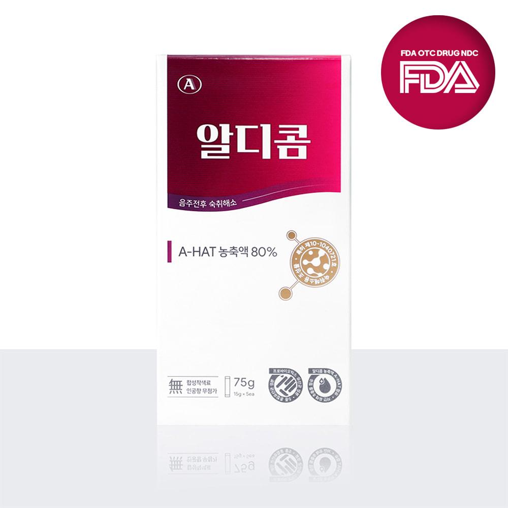 알디콤 숙취해소 음료 15g * 5포