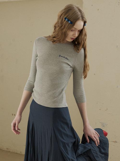 Three-quarter Sleeve Tee (D/Melange)