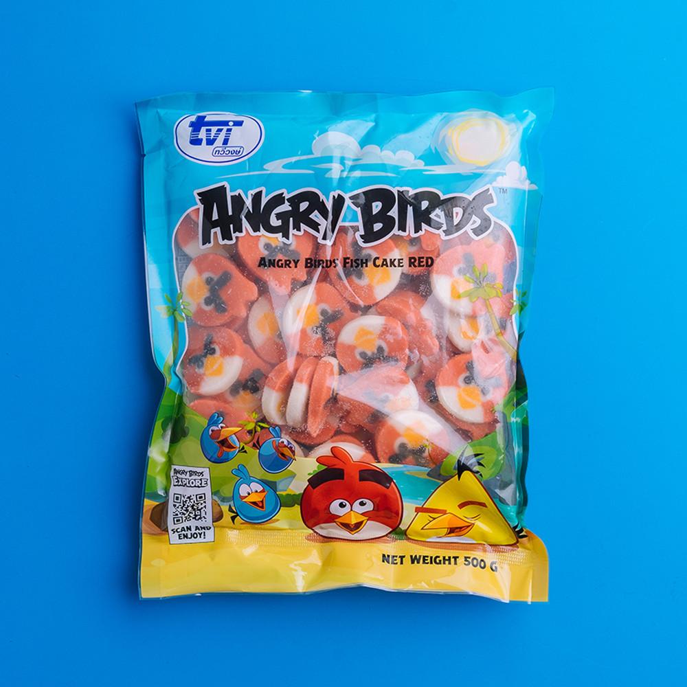 앵그리버드 어묵 500g 동물 캐릭터 카툰 냉동 어린이 급식 간편 어묵탕 카마보코 피쉬볼 [원산지:상세설명에 표시]