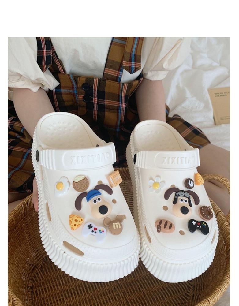 굽높은슬리퍼 통굽 여성 키높이 푹신한 발편한 굽 슬리퍼