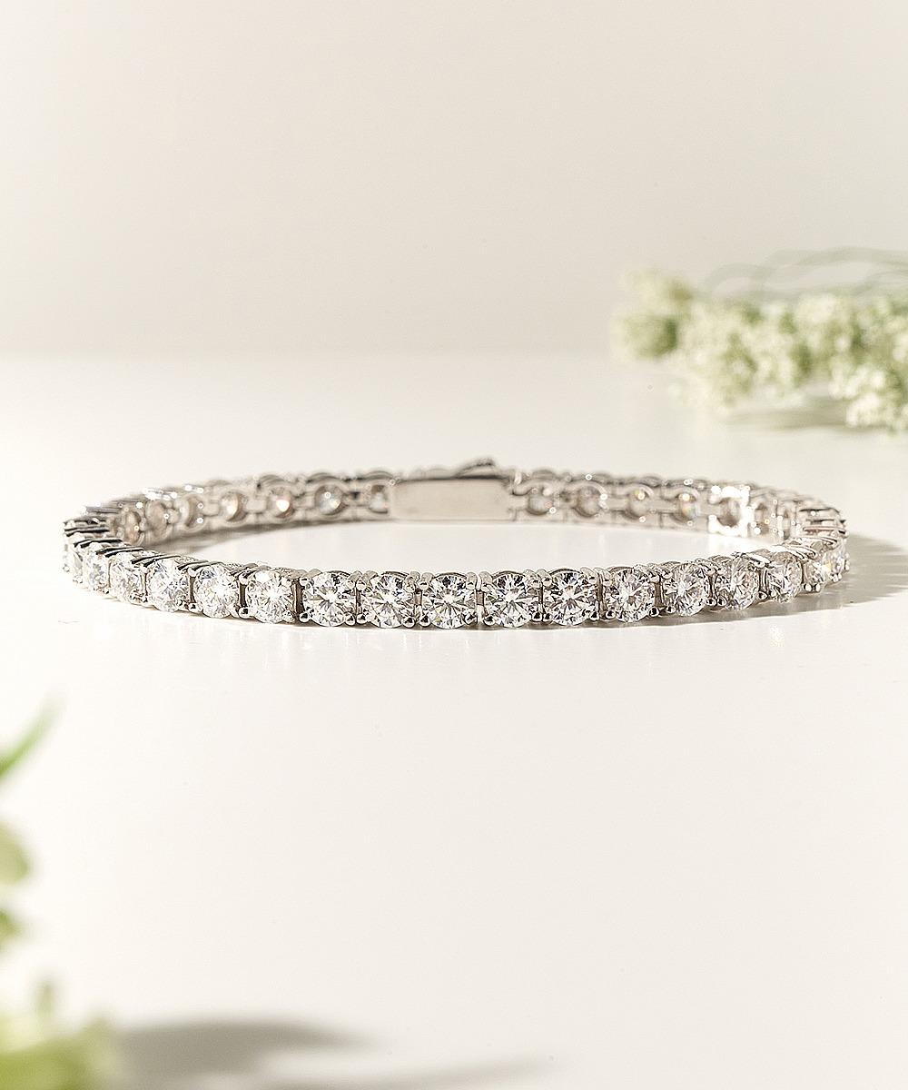 S925 이터날 테니스 모이사나이트 팔찌