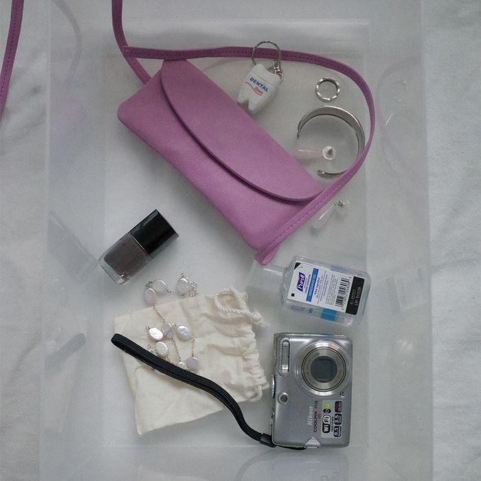 How string bag (pink)