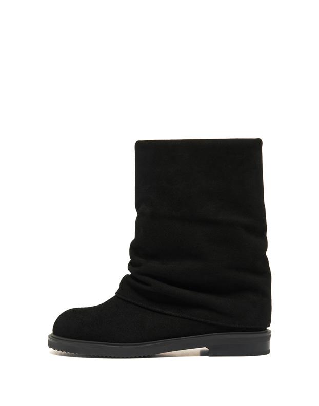 Leg warmer middle Boots suede black