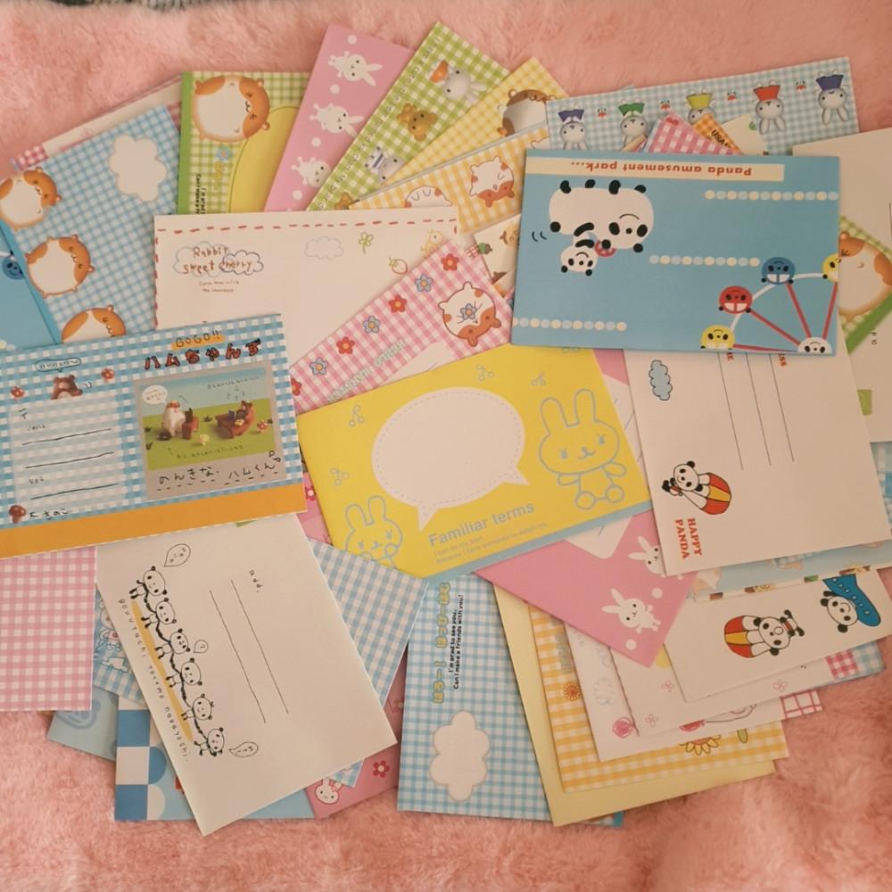 (고전 문구) 일본 고전 편지봉투 가챠 30종