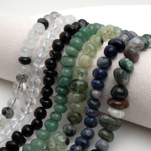 GEM395-몽돌조약돌 모양 8-12mm  컬렉션 블루앤그린(한줄)