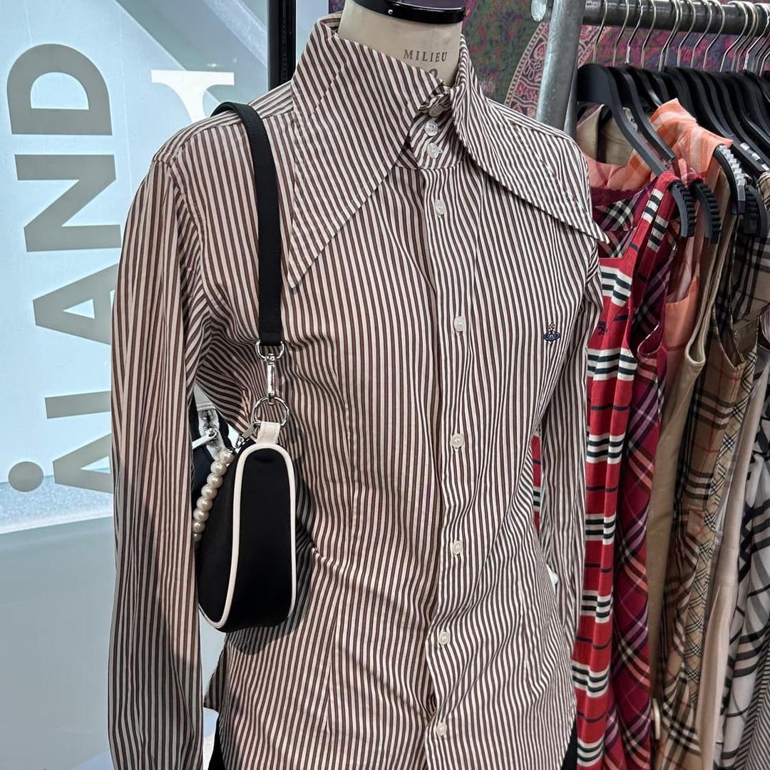 Vivienne Westwood Man Big Collar Shirts | 후루츠패밀리