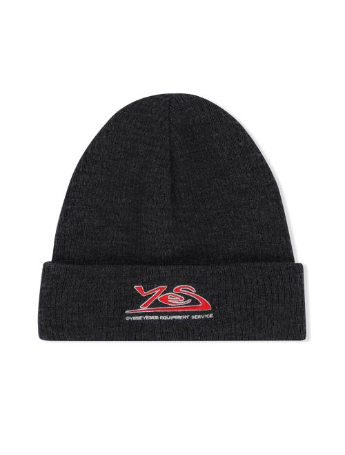 Y.E.S Reversible beanie Charcoal