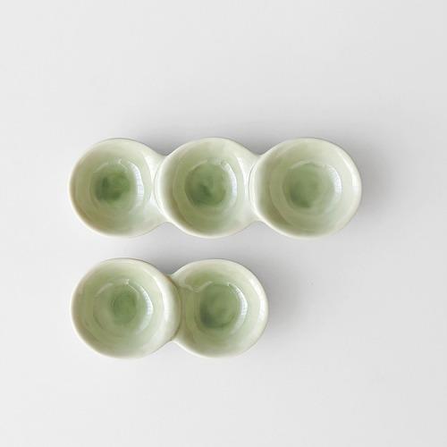 4월17일까지 10%할인! 당고 나눔종지- green