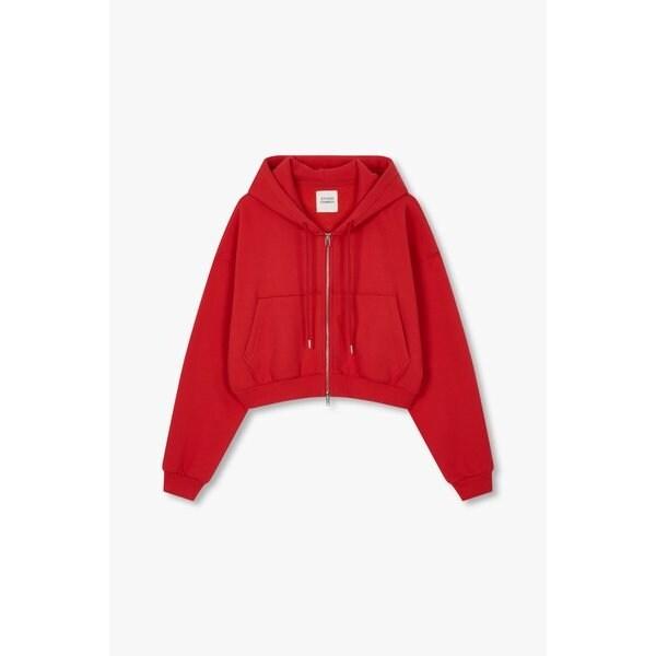 기모 크롭 후드집업( 9104413993AR)