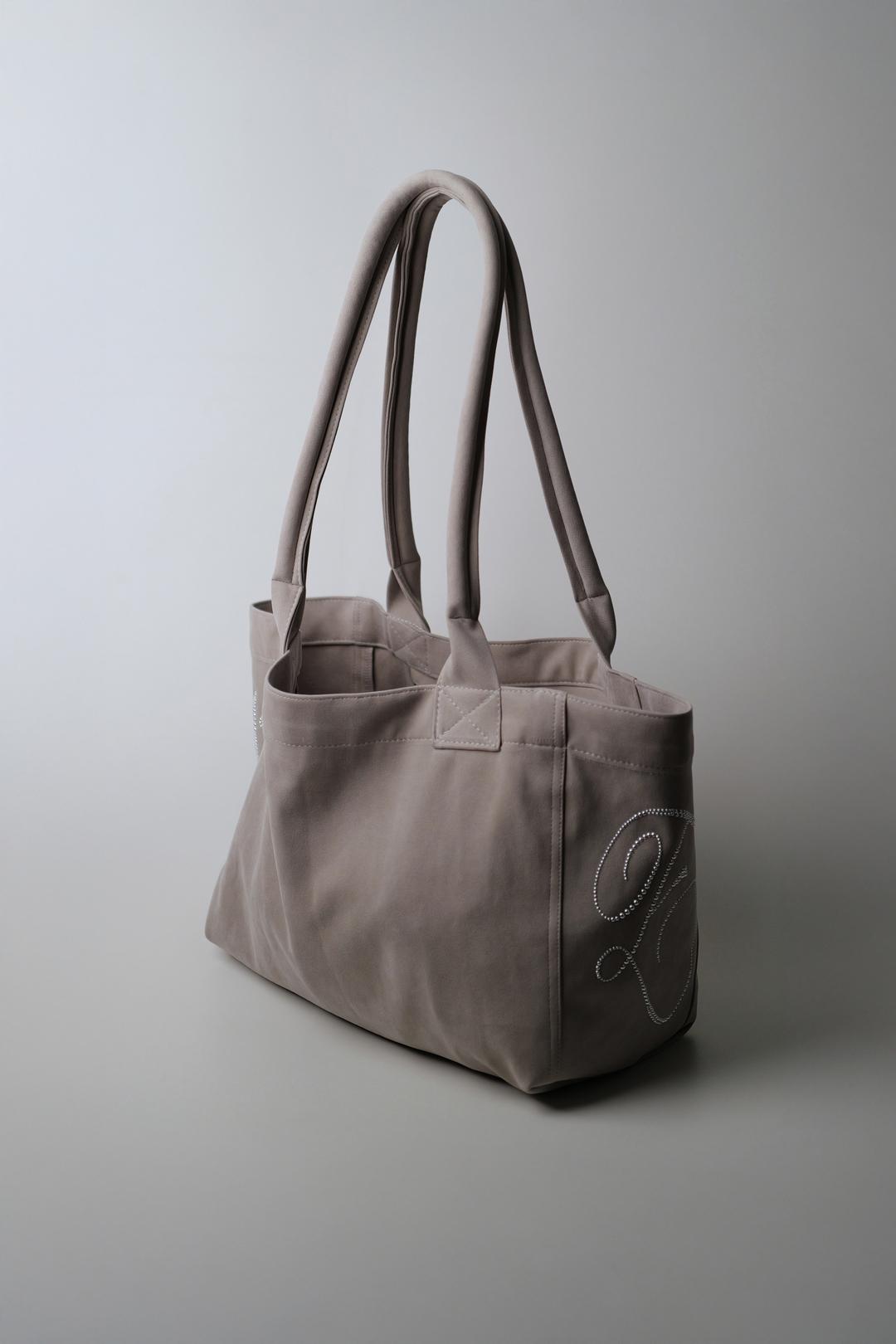 PONY SUEDE BAG (LIGHT GRAY) / EXCLUSIVE