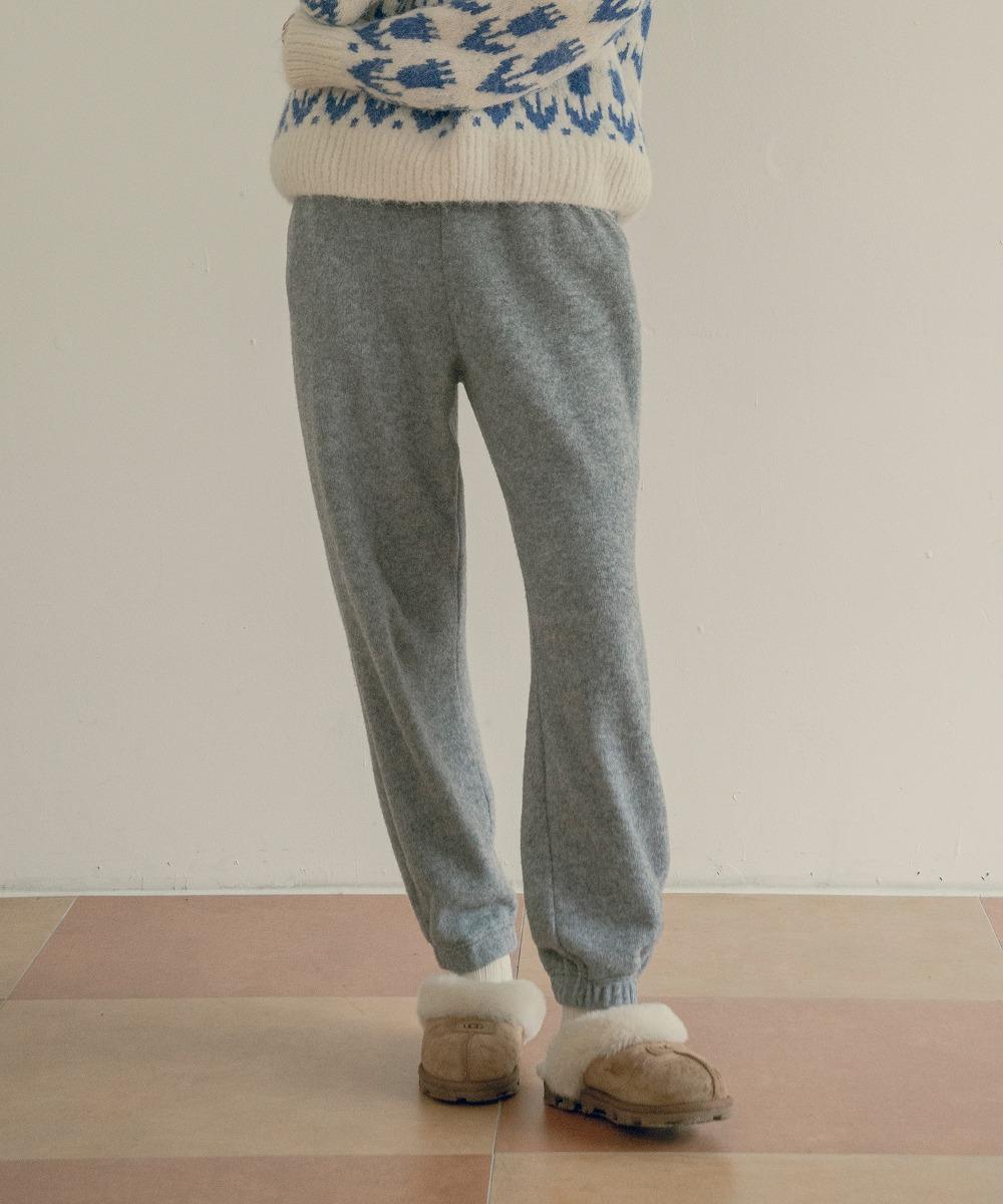 [12/11 예약발송] P3178 Knit jogger pants_Gray