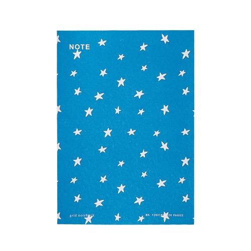 Grid Notebook_Star_Blue