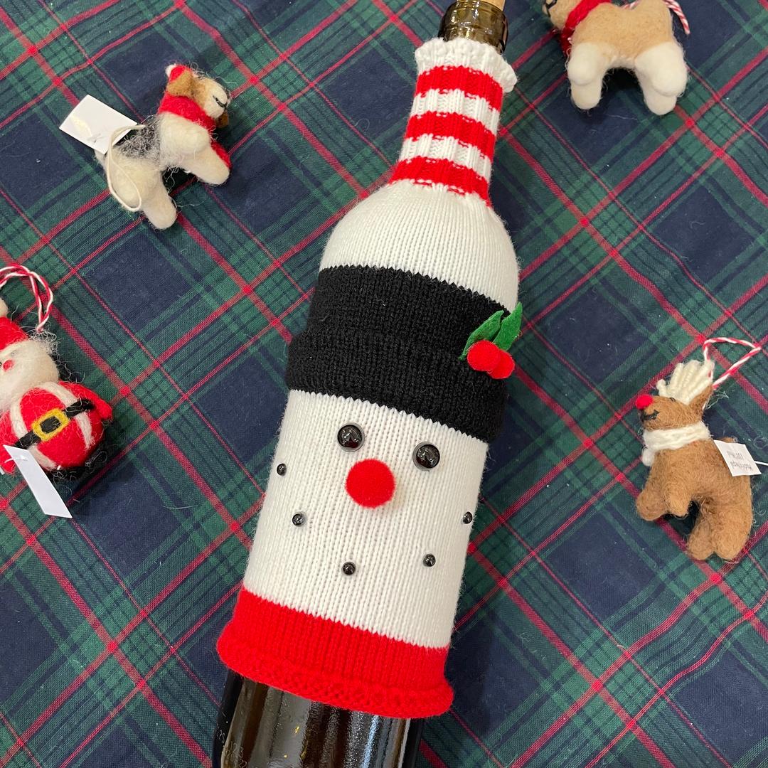 [마인띵스] 눈사람 와인 커버