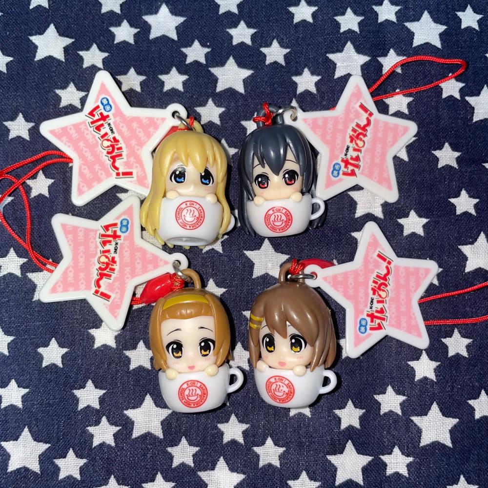 [중고] 케이온 티컵 미니 피규어 스트랩