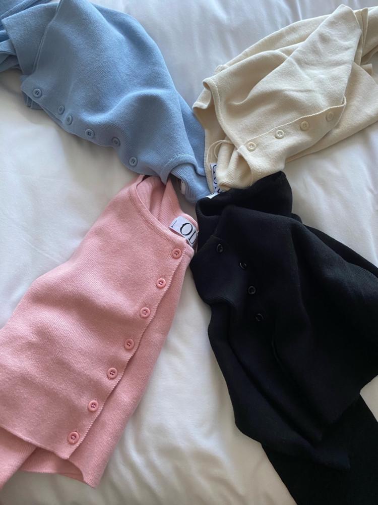 투투 크롭가디건