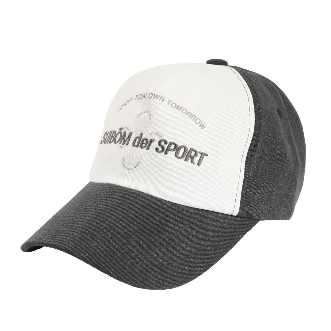 SUIBOM der SPORT ball cap - Off White / Pigment Black