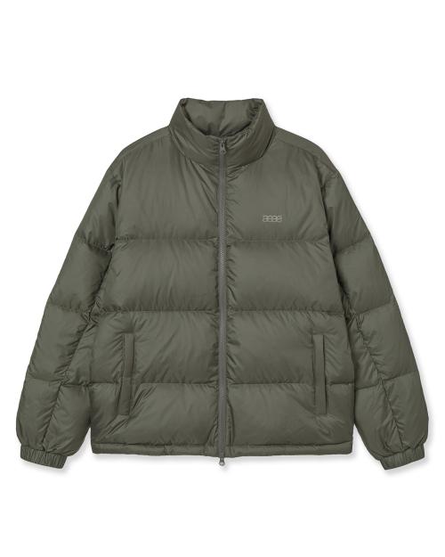 WEB LOGO DOWN JACKET [WARM GREY]