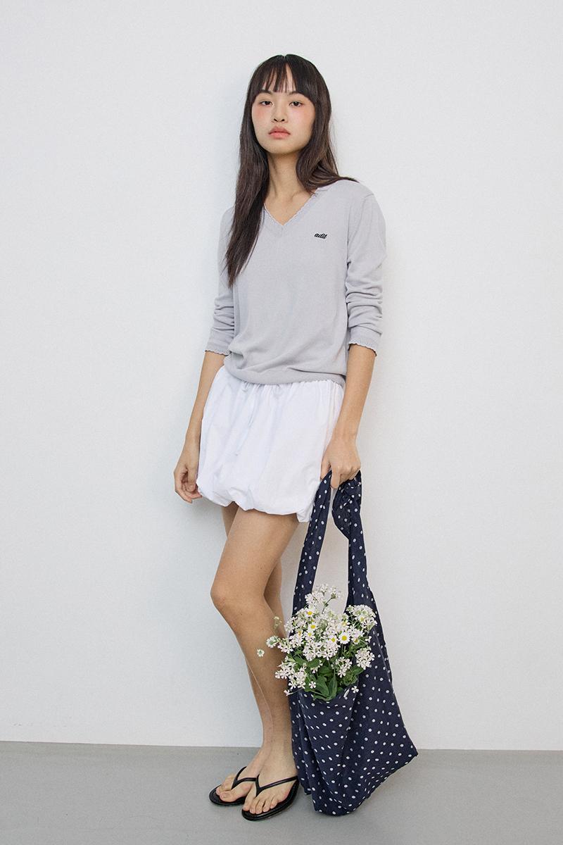 Dot pattern bag_navy