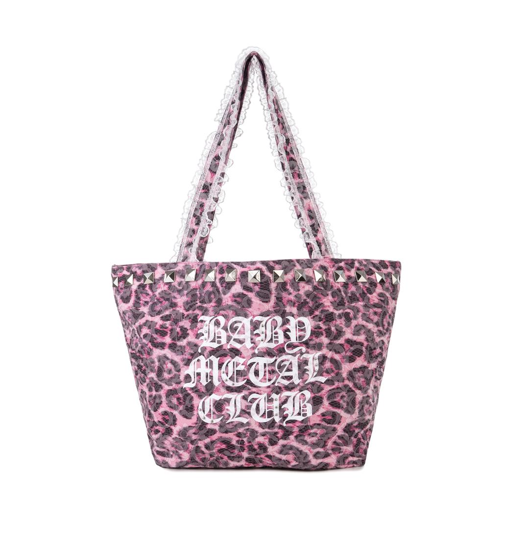 Bmc lace leopard studs bag - 2col