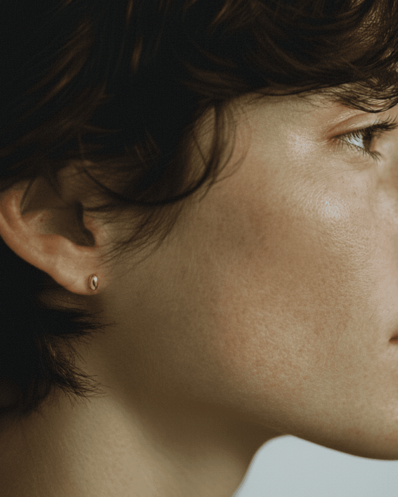 Rice Piercing (14k gold) (single)