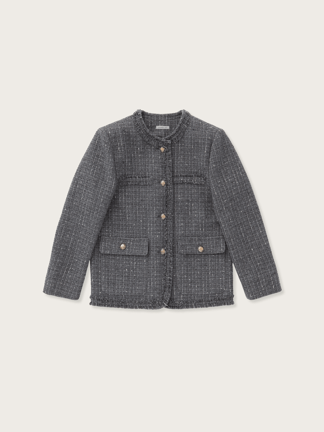 샤이어 트위드 자켓[GRAY]2온스 누빔안감*10.02 예약 발송