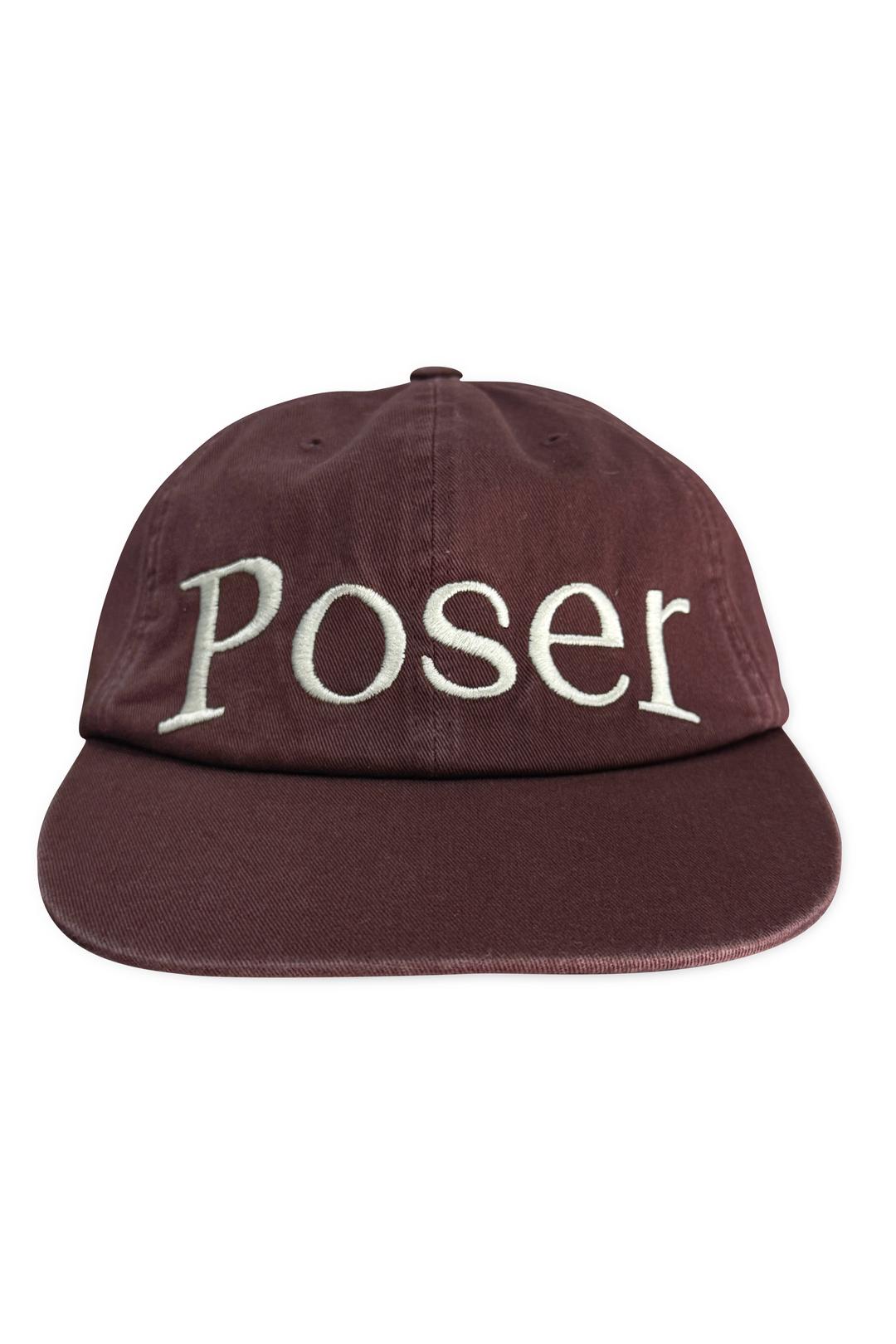 'Poser\' vintage cap, maroon